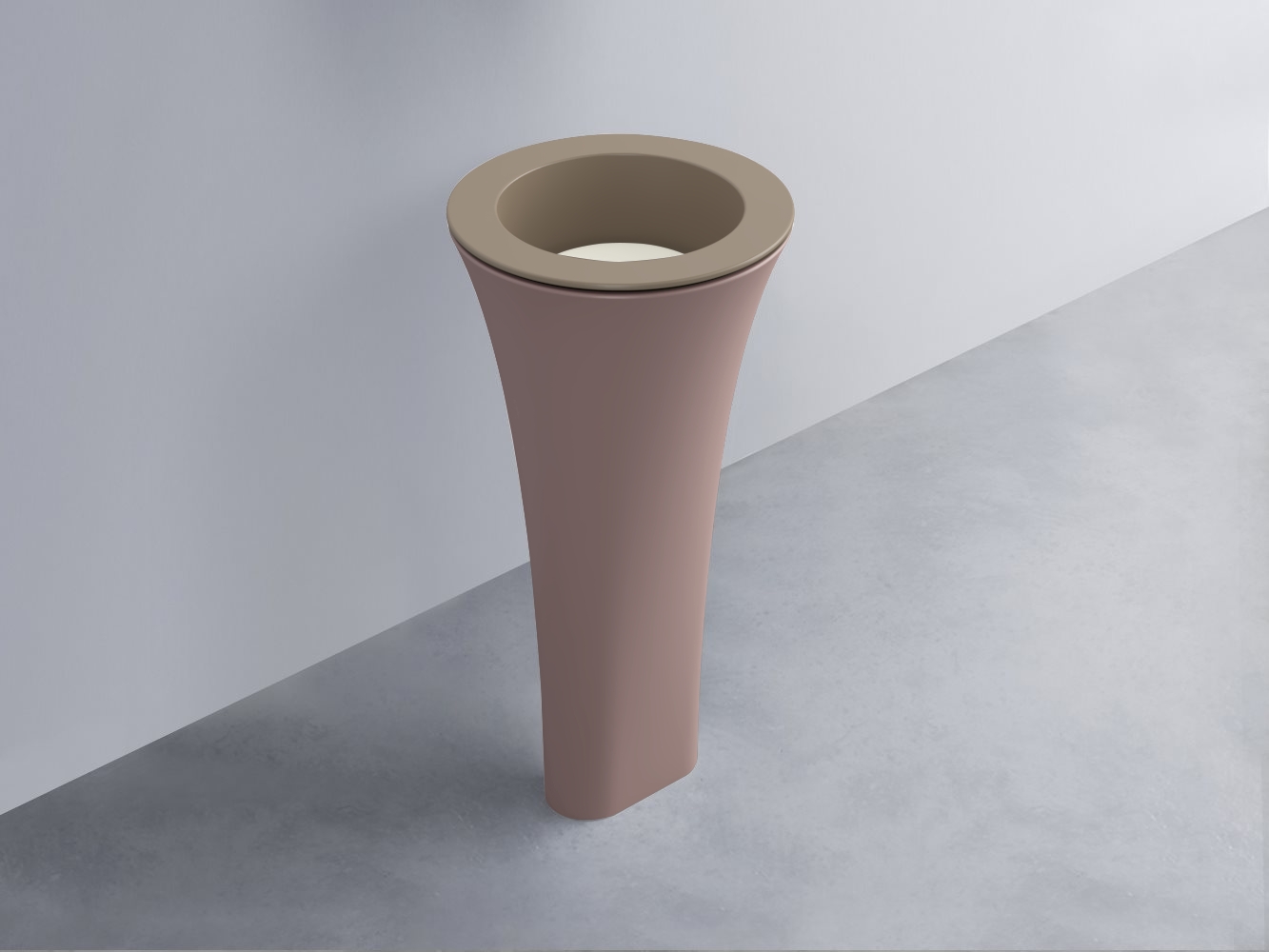AMLA45-AN+AMPILT-TL+AMCOLT-CP Раковина Amedeo Tondo отдельностоящая cielo Enjoy + Amedeo Ceramica Cielo