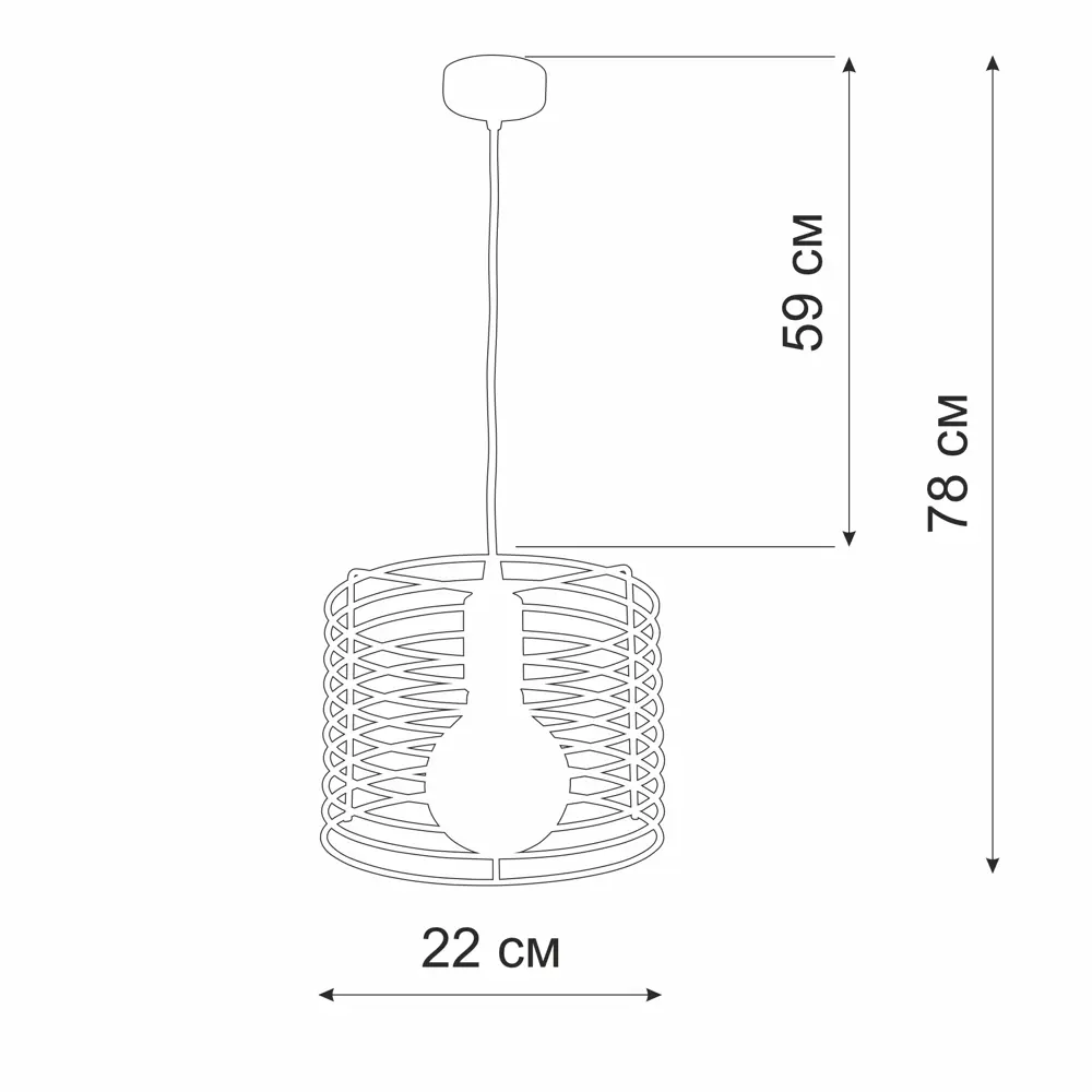 Подвесной светильник Vitaluce Vakero white 1 лампа 3м² Е27 цвет белый глянцевый STLM-2132810 - Вид №13