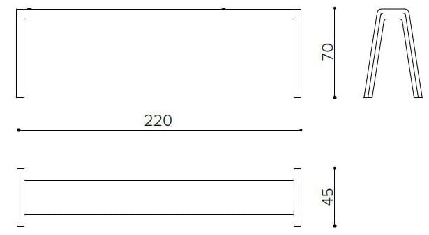Многоуровневая скамья с USB-разъемом True Design E-QUO ARCH-00047025 - Вид №16