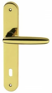 Pasini Ручка из латуни на пластине с накладкой  2790