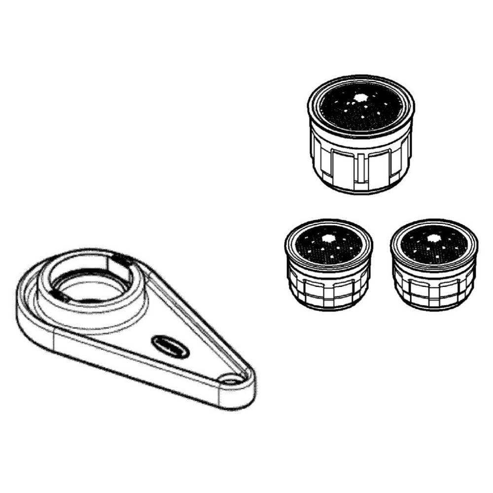 Комплект встраиваемых аэраторов GROHE 5,7 л/мин (40532000) Spare Parts