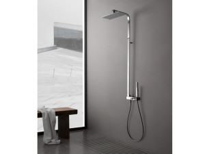 Настенная душевая колонна с душем