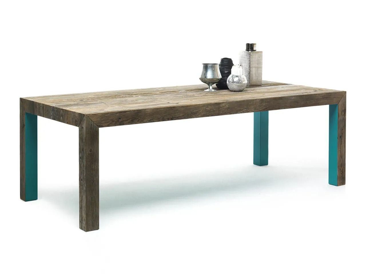 Восстановленный деревянный прямоугольный стол Mogg Дядя Том ARCH-00105536
