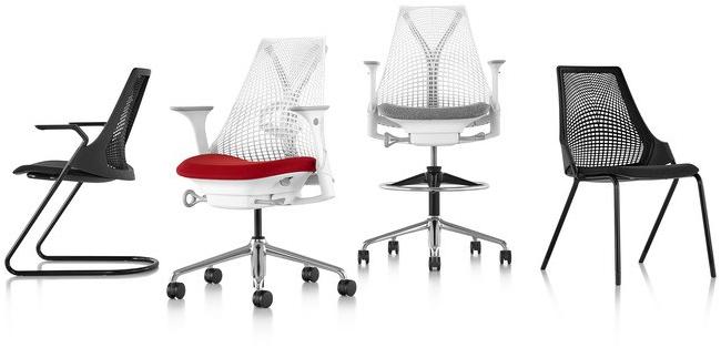 Herman Miller Стул из ткани с подлокотниками Sayl sun-id-1363118 - Вид №6