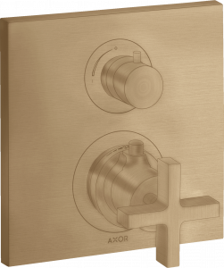 39705140 Термостат скрытого монтажа с запорным вентилем и поперечной рукояткой AXOR CITTERIO