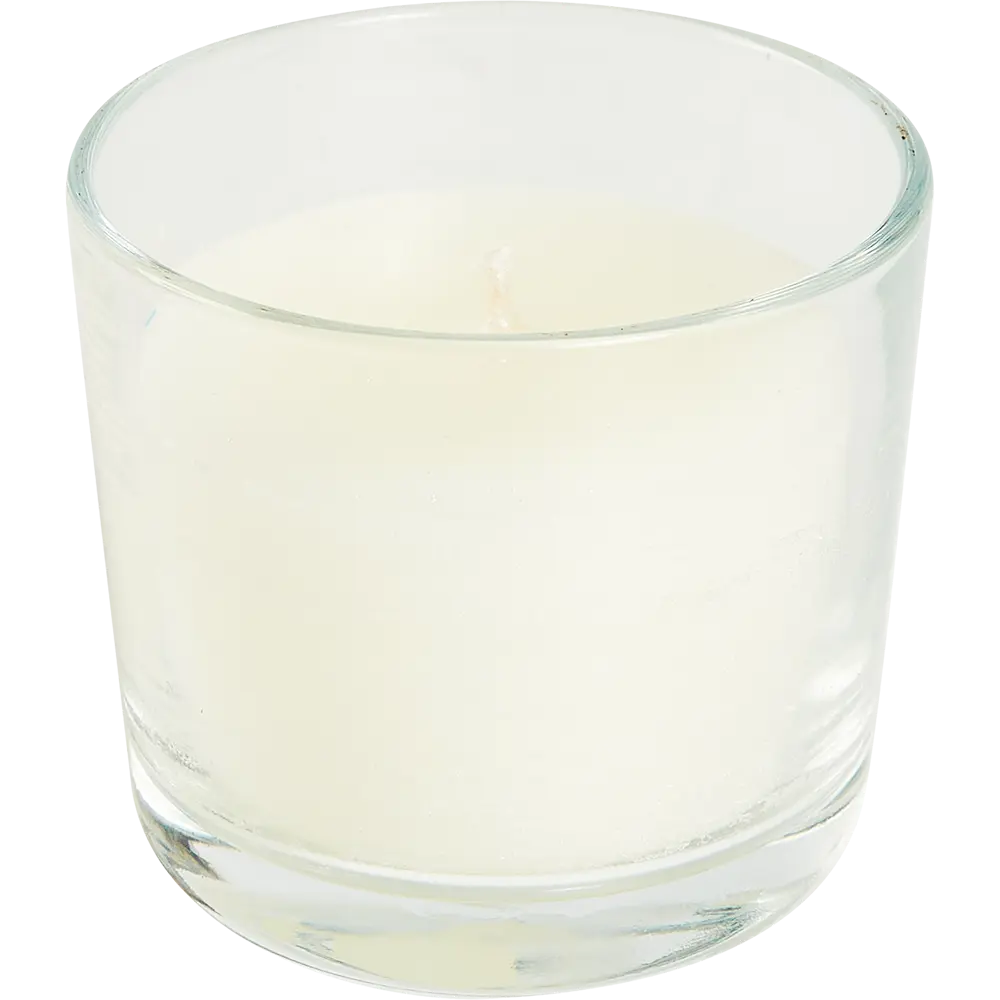 Свеча ароматическая в стакане Ambretto оранжевая 6 см AROMA HARMONY STLM-2057100 - Вид №1