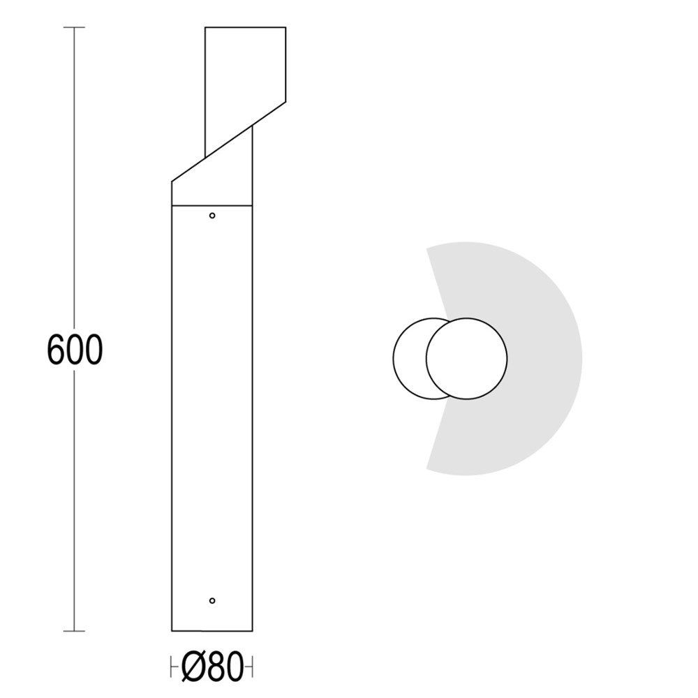 Zac! 600 Ghidini Zac! .05 Темно-Cерый (Матовый)  - Вид №1