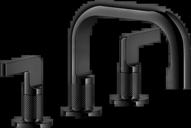 Группа умывальников 58012 706 Gessi Inciso ЧЕРНЫЙ МЕТАЛЛ PVD