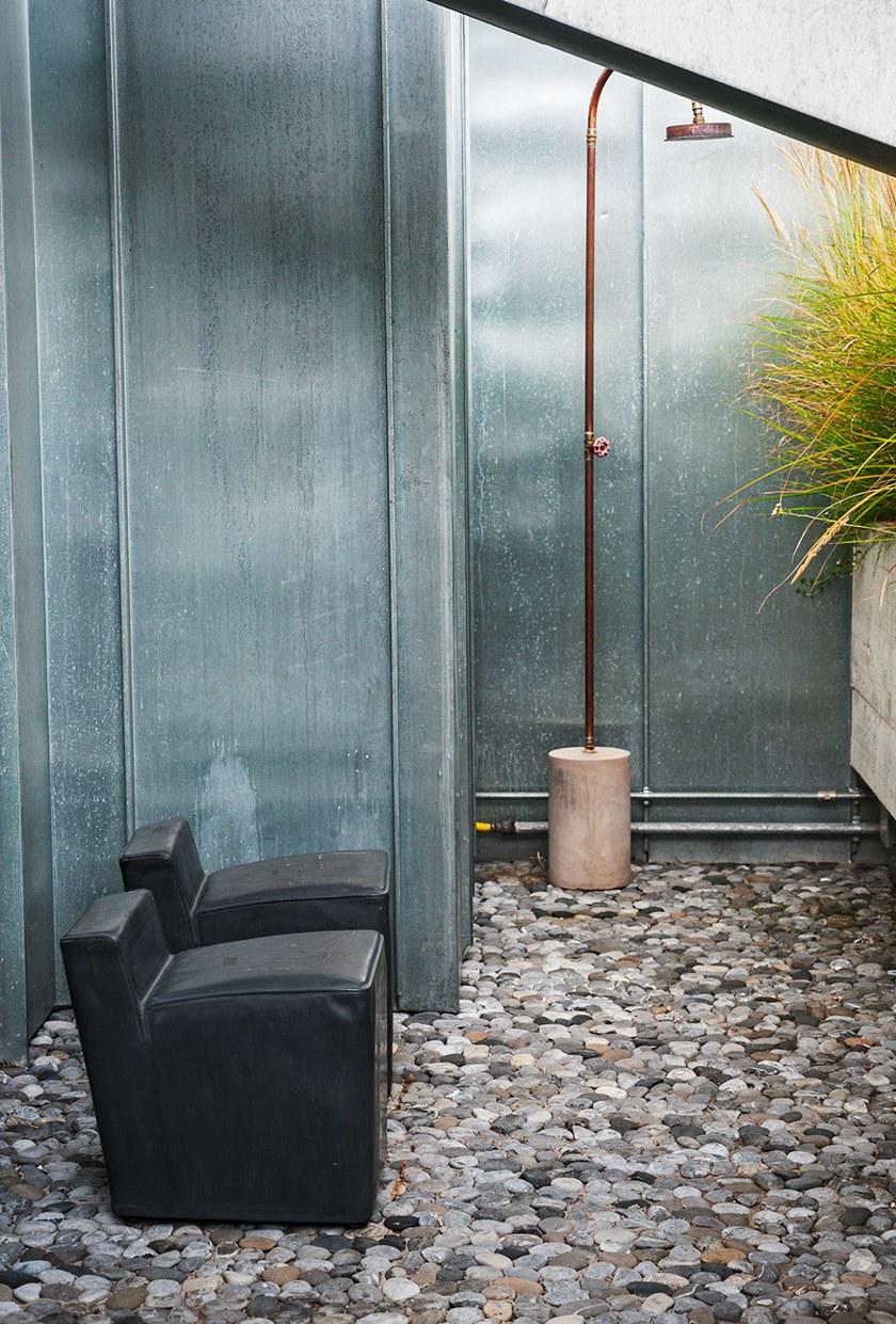 BAXTER Кресло из стекловолокна, обтянутое кожей Graz baby sun-id-1365096 - Вид №2