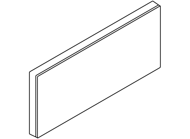 950.51.01590 Крышка монтажной пластины HEWI System 800 K  - Вид №2