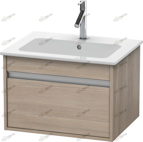 KT641803131 Тумбочка подвесная Ketho #KT6418 600 x 475 мм Сосна серебристая, декор Duravit