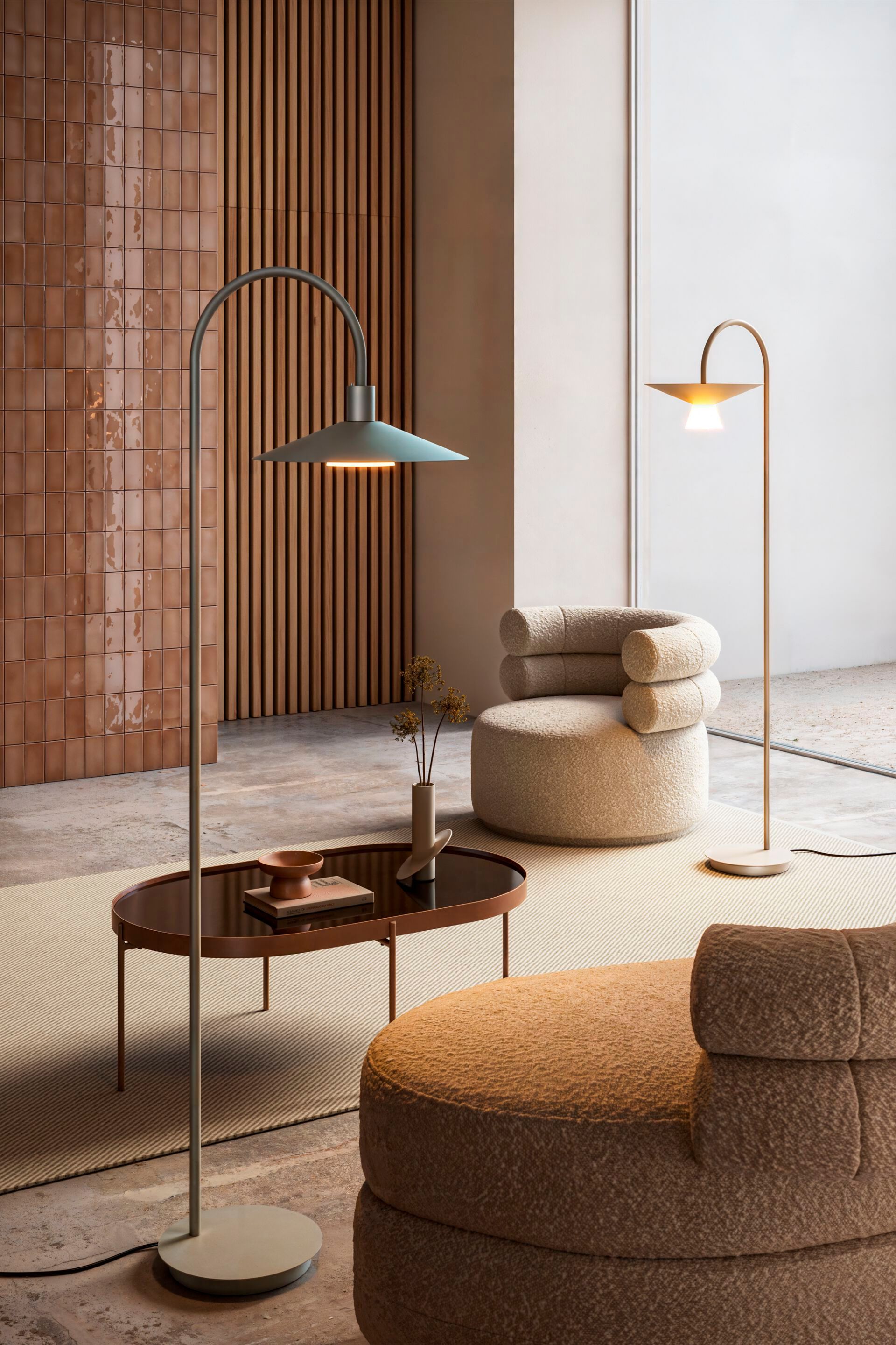 Металл затемняемый светодиодный торшер Estiluz Belt ARCH-00089498 - Вид №5