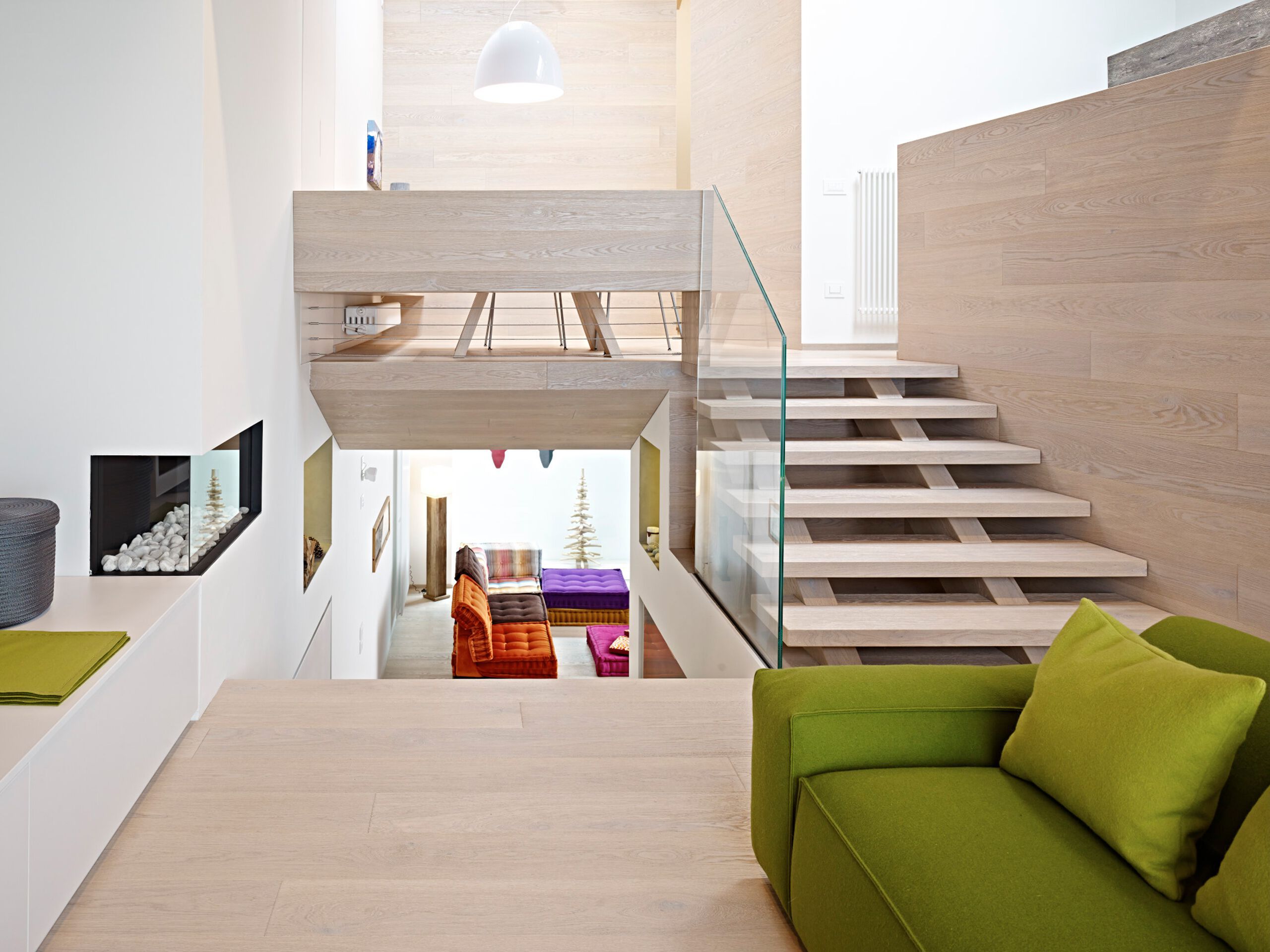 Биосовместимая трехслойная деревянная лестница Fiemme Tremila SCALA CON PEDATA BIFACCIALE AUTOPORTANTE ARCH-00094515 - Вид №9