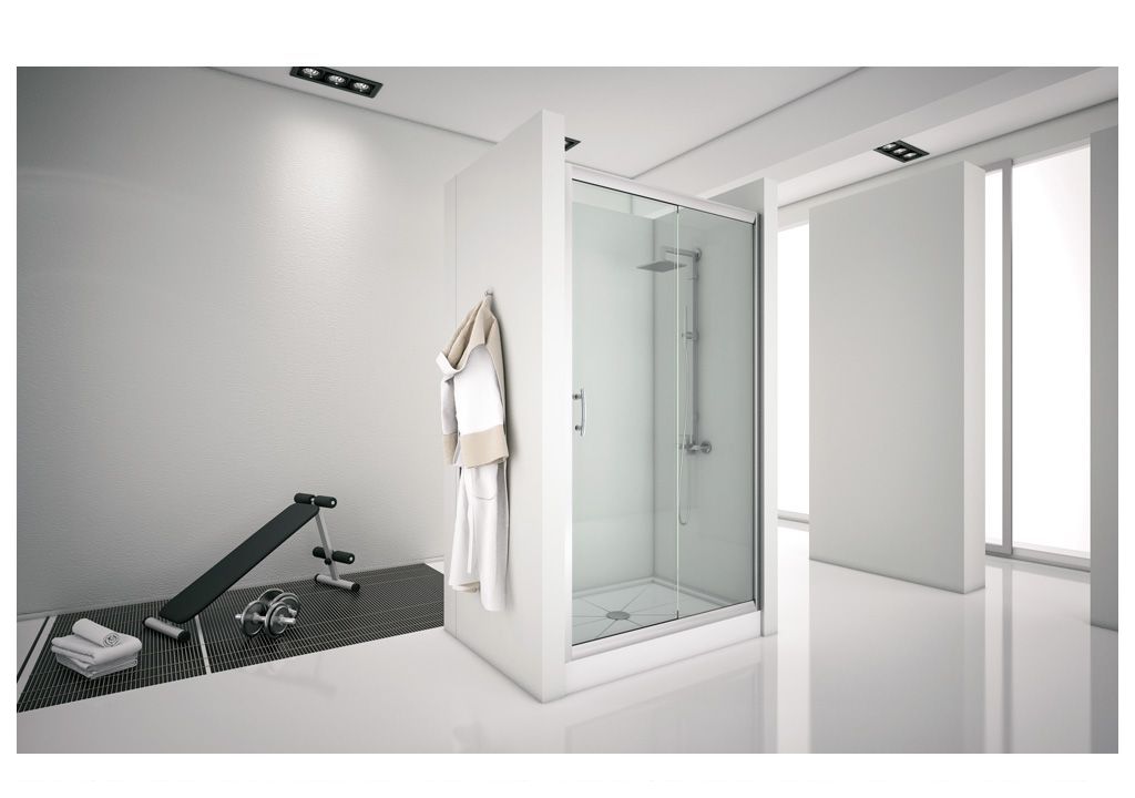 Душевая дверь Aquanet Alfa NAA6121 140, прозрачное стекло 00168421 - Вид №4