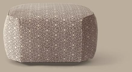 Borzalino Пуф из мягкой ткани Franklin sun-id-1392870 - Вид №2