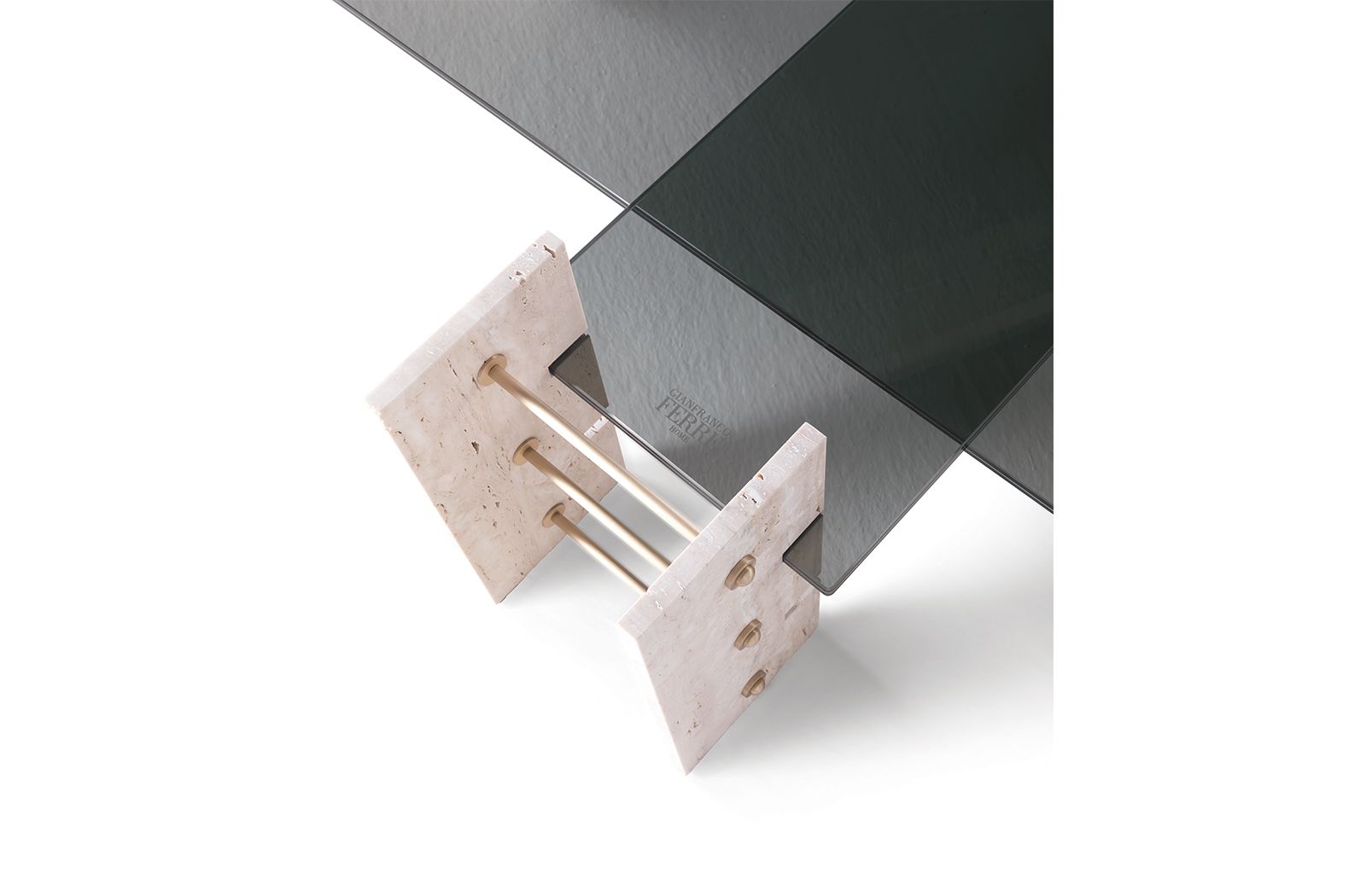 Журнальный столик из травертина и стекла Gianfranco Ferré Home Fitzroy ARCH-00153030 - Вид №2