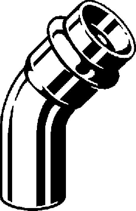 Viega Отвод 45° Sanpress Inox 2326.1 (435448) 435 448 - Вид №1