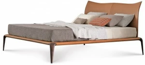 MisuraEmme Двуспальная кровать в коже Misuraemme