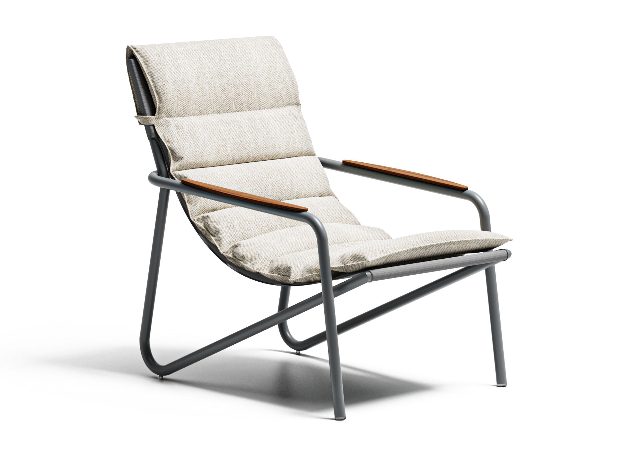 Алюминиевый шезлонг с подлокотниками Atmosphera Закинф ARCH-00020024