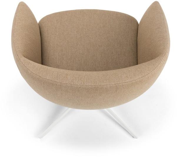 True Design Кресло из ткани с 4 спицами и подлокотниками Not sun-id-1453526 - Вид №1