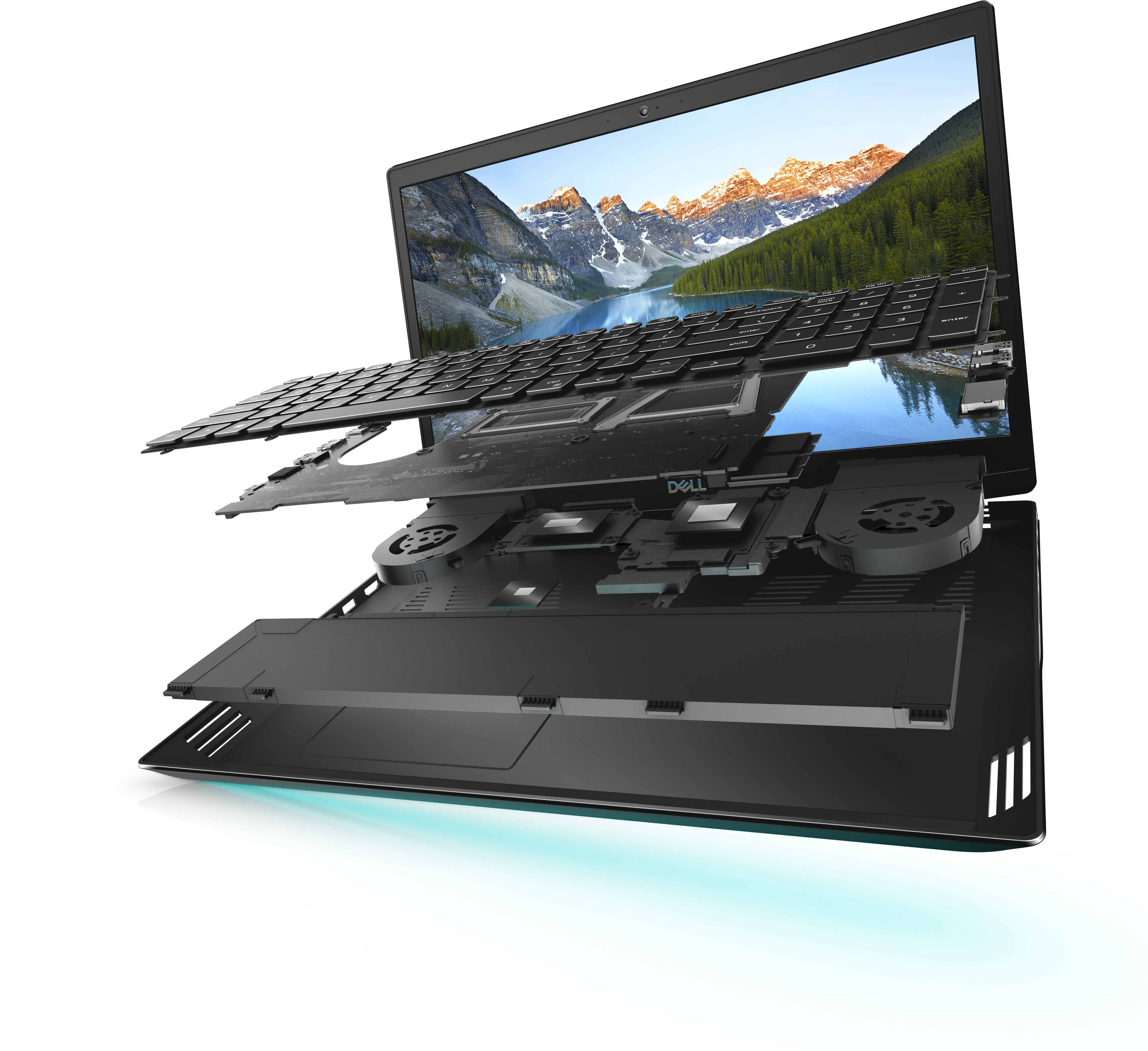 G515-7748 g5-5500 15.6"(1920x1080 (матовый, 120hz) wva)/intel core i5 10300h(2.5ghz)/8192mb/512ssdgb/nodvd/ext:nvidia geforce gtx1660ti(6144mb)/black/w10 + backlit, 250 nits, led Dell Santreyd  - Вид №13
