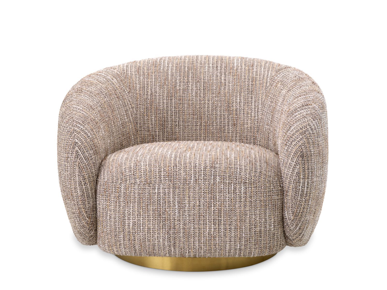 Тканевое вращающееся кресло с подлокотниками Eichholtz BRICE ARCH-00127504