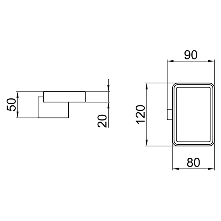 LV500101015 Мыльница Webert Living - Вид №1