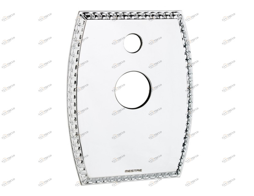 046199.000.71 Комплект отделки для душевой системы Monolever с переключателем на 2 стороны Античное серебро Mestre 