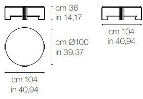 Grilli Круглый журнальный столик Jazz 810103 - Вид №1