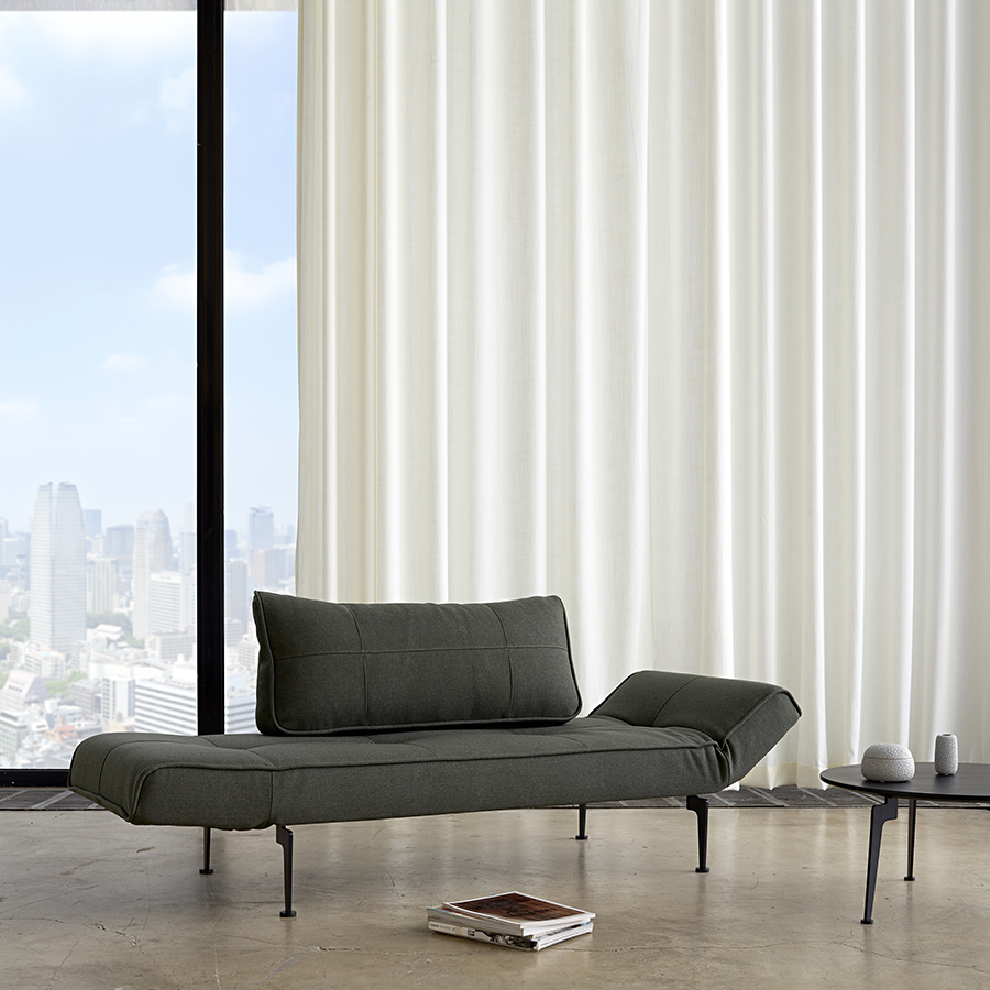 Столик Laser с черной столешницей, D35 см Innovation Living LASERD35BLACK - Вид №1