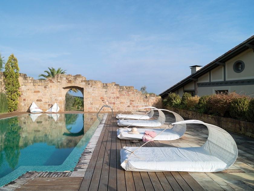 DVELAS Садовая кровать с зонтиком из ткани для парусов sun-id-1377289 - Вид №2