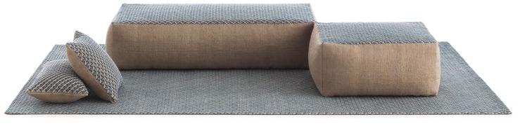 GAN Подушка из джута квадратная Raw sun-id-1344622 - Вид №5