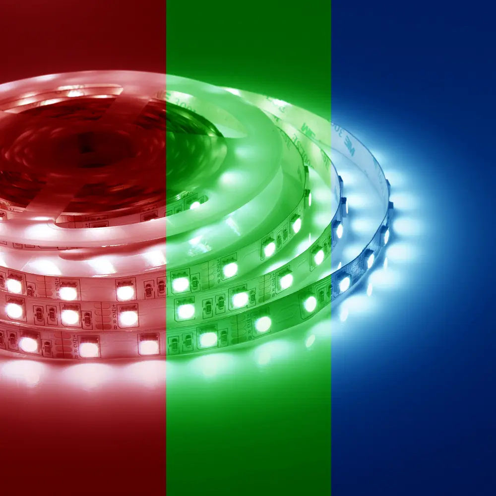 Светодиодная лента Apeyron 00-530 60 диод 14.4 Вт/м 12 В 10 мм IP20 30 м RGB свет 84721221 STLM-2015623  - Вид №2