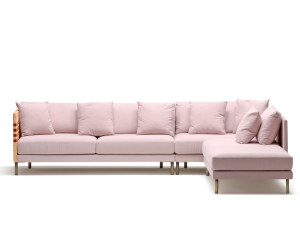 Угловой диван из ткани