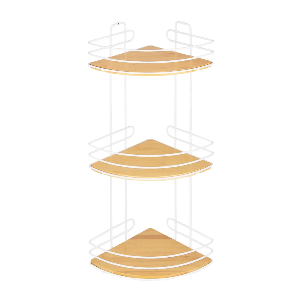 Полка угловая 21.8х21.8х56.6 см, цвет белый Santreyd Без серии STLM-2144184