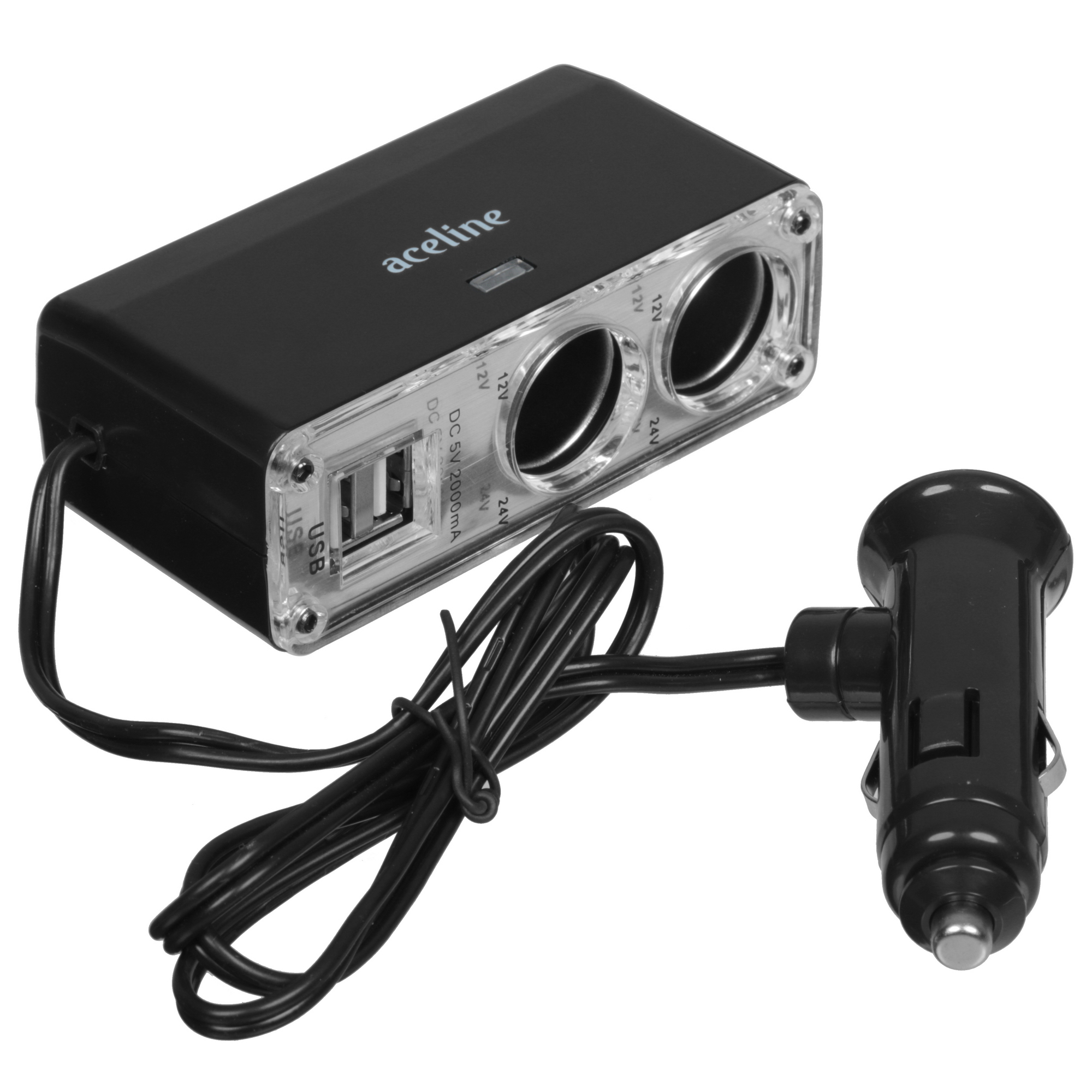 9146532 Разветвитель автоприкуривателя Aceline AC-203 STDN-0131261 - Вид №1