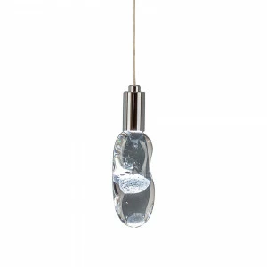 Люстра подвесная H 19 см хром Frezia Light 120141 FREZIA LIGHT ДИЗАЙНЕРСКИЕ 00-3953652 Прозрачный;хром