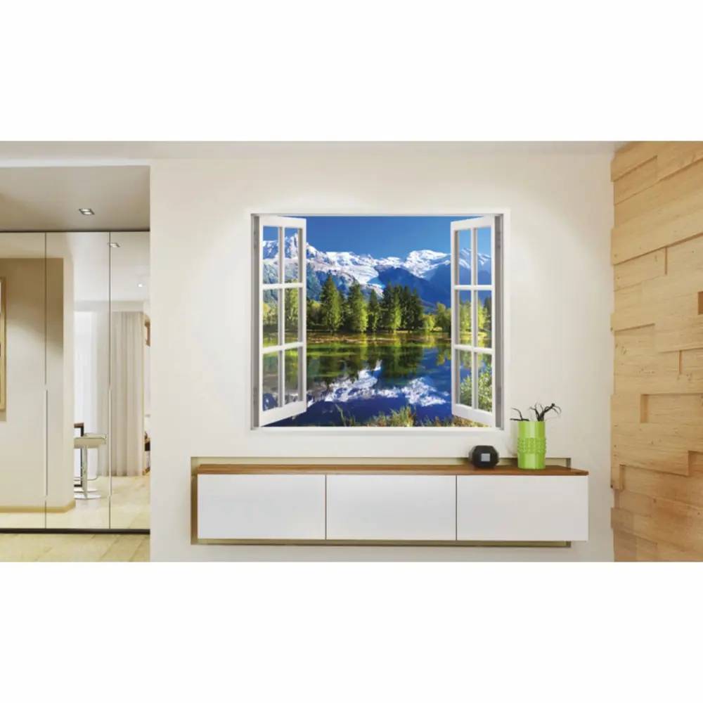 Фотообои бумажные Окно 139x139 см Симфония STLM-2005310 - Вид №1