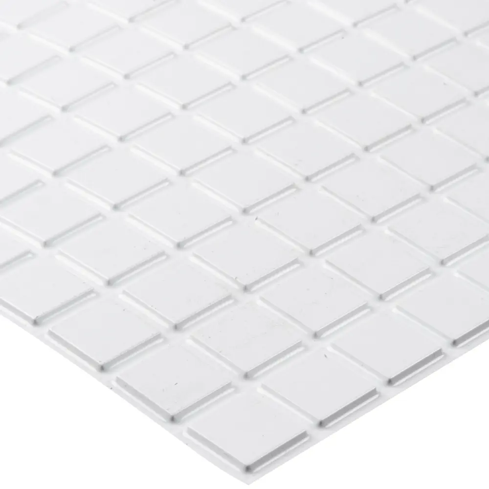 Панель ПВХ Мозаика белая 950x480x3 мм, 0.46 м2 Santreyd STLM-2028872 - Вид №1