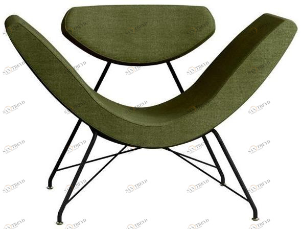 Tacchini Мягкое кресло с подлокотниками  Orev104 