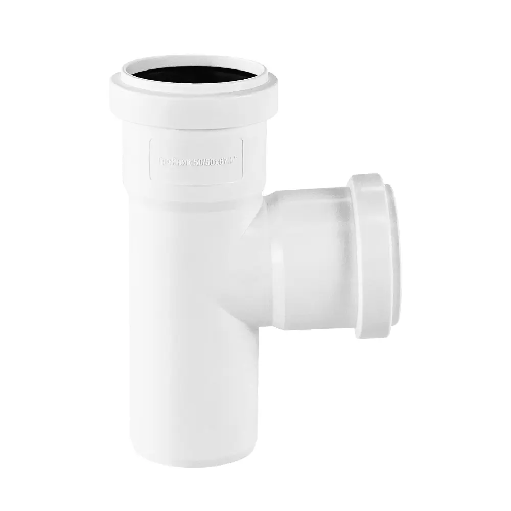 Тройник канализационный малошумный MONLID D50x50/87° мм полипропилен STLM-2056430 - Вид №1