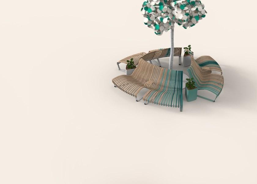 Green Furniture Concept Скамья со спинкой Nova c sun-id-1377962 - Вид №8