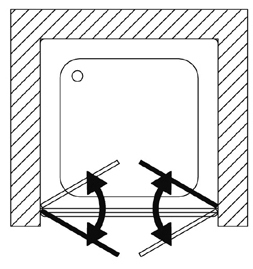 B6828L01TR America Сollection душевая зона  Samo 41254 - Вид №3