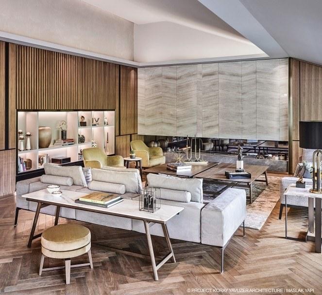 Flexform Прямоугольный мраморный журнальный столик Giano sun-id-1477726 - Вид №2