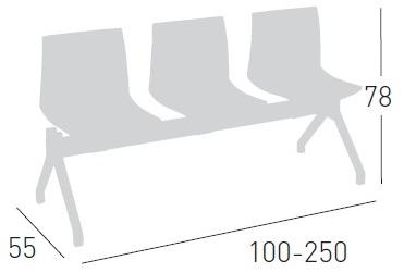 GABER Сиденье на балке перекрытия из технополимера sun-id-1482320 - Вид №6