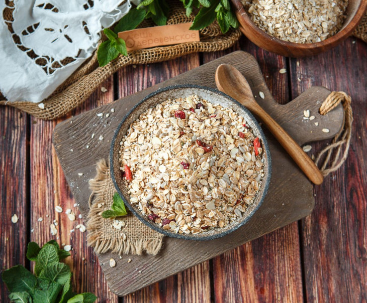 6063 Ржаные хлопья с вишней_250 г. Вкусляндия  - Вид №2