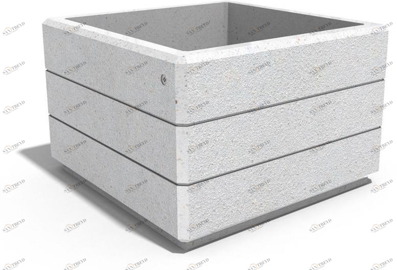 ENCHO ENCHEV - ETE Квадратная кашпо для общественных мест  224 