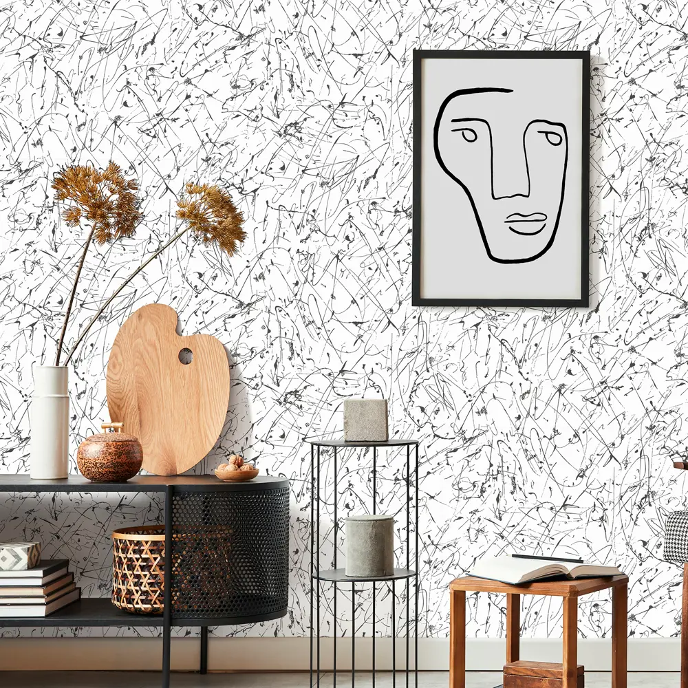 Обои ELYSIUM Оди - белые флизелиновые с текстурным рельефом 88642717 STLM-0835985 - Вид №2