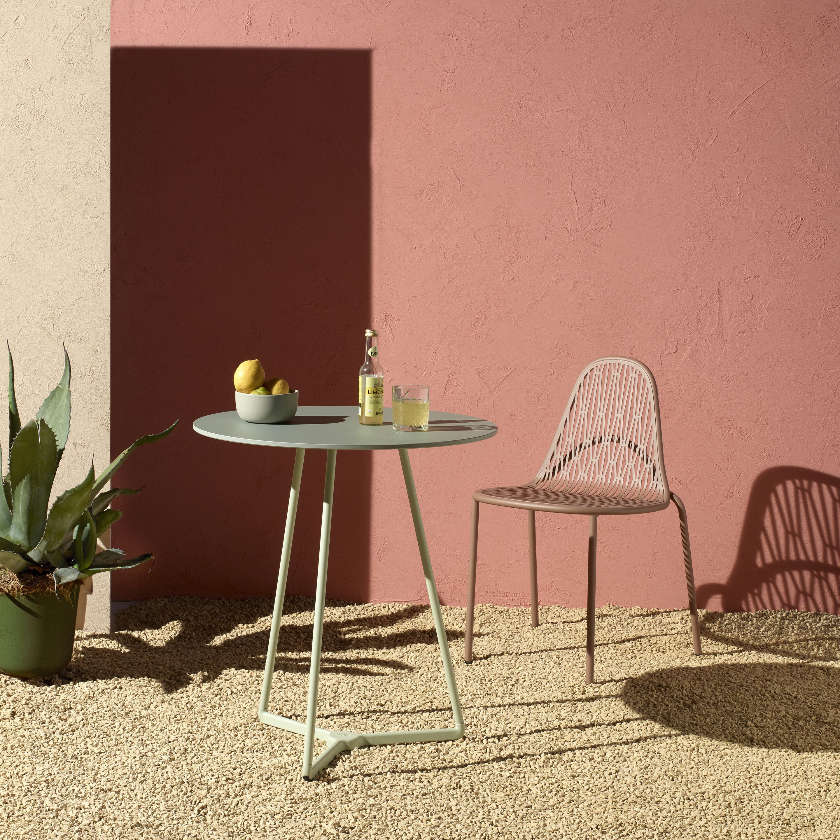 Алюминиевый и стальной контрактный стол с 3-спицевым основанием S-CAB Atomo ARCH-00050546 - Вид №4