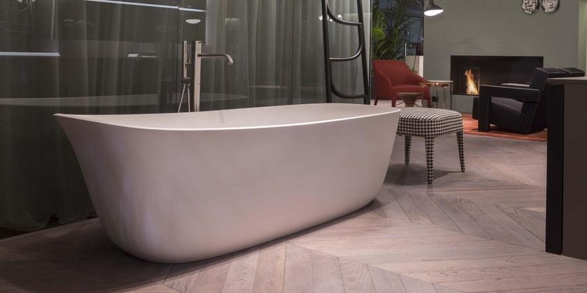 Antonio Lupi Design Отдельностоящая овальная ванна из cristalplant® Antoniolupi sun-id-1470413 - Вид №1